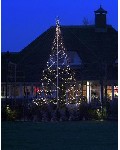 Weihnachtsbaum-Lichterkette 720 LED-Lampen warm weiß, 550 cm hoch